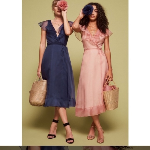 Reformation Cannes Dress sapphire Blue - Picture 2 of 6